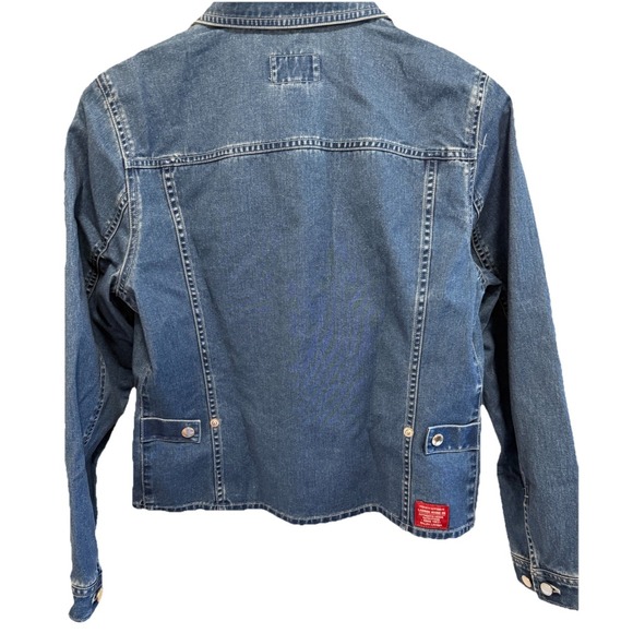 Ralph Lauren Jean Coat LJC Y2K Denim Vintage RL S  Classic Trucker - Picture 7 of 12